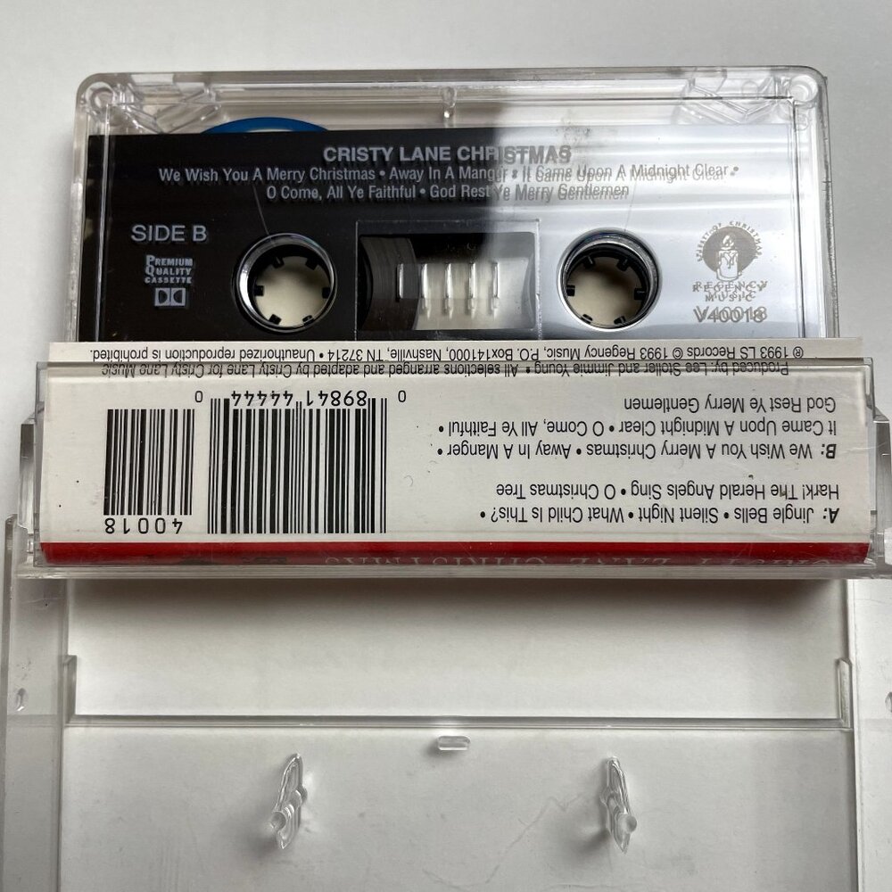 Vintage Cristy Lane Holiday Christmas Audio Music Cassette Tape 1993 u - Picture 3 of 4
